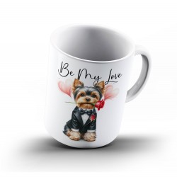 Pachet Tricou+cana "Be my Love - Yorkie"